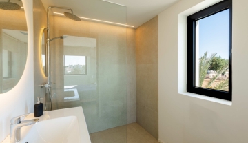 Resa Estates Ibiza finca jesus for rent longterm entrance house bathroom shower 5.jpg